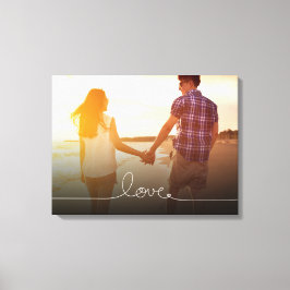 Toile Loopy Love Heart String Simple Knot Modern Photo