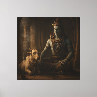 Toile Lord Shiva est traduit par Seigneur Shiva.