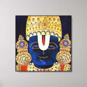 Toile Lord Vishnu Tirupati Perumal Hindu God Peinture
