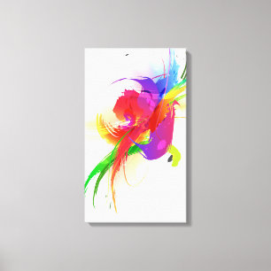 Toile Lorikeet arc-en-ciel Abstrait