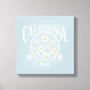 Toile Los Angeles California Floral Graphic