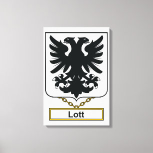 Toile Lott Family Crest