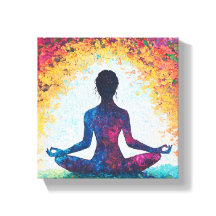 Lotus Pose Wall Art : Sérénité en fleurs
