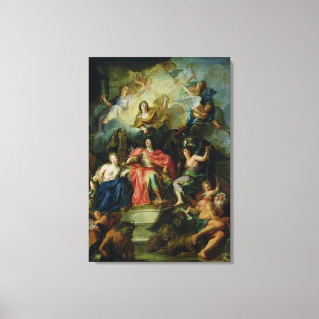 Toile Louis XIV Couronné de gloire, vers 1686 (Recto)