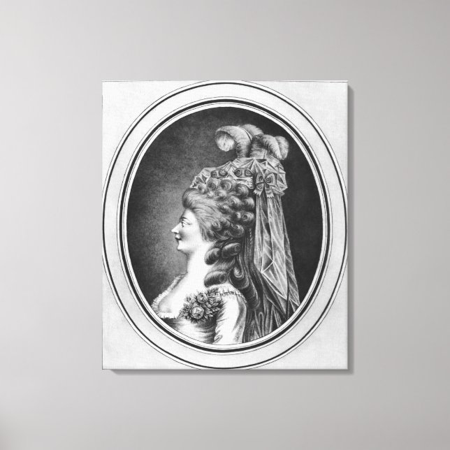 Toile Louise Contat de Parny dans le rôle de Suzanne (Recto)