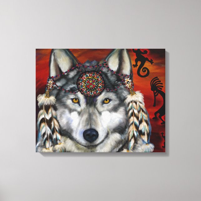 Toile Loup Gris (Recto)