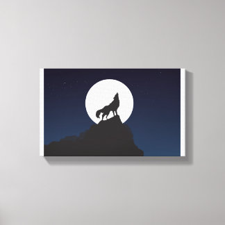 Toile Loup | Zazzle_Growshop.