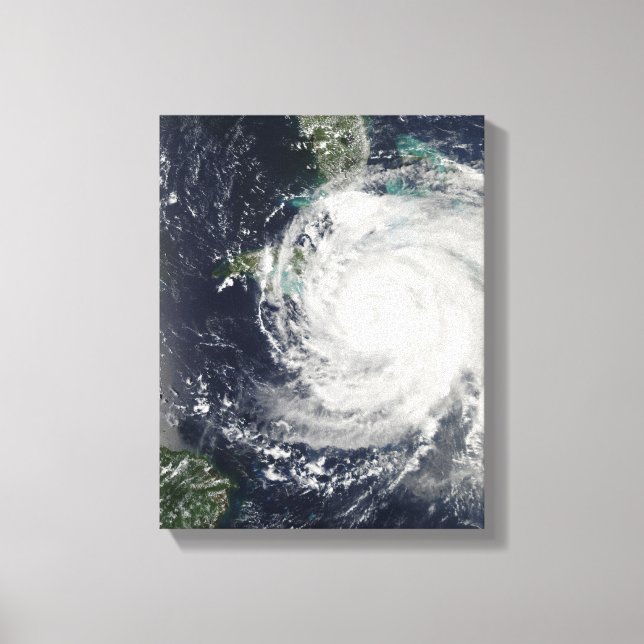 Toile L'ouragan Ike sur Cuba, la Jamaïque et le Baham (Recto)