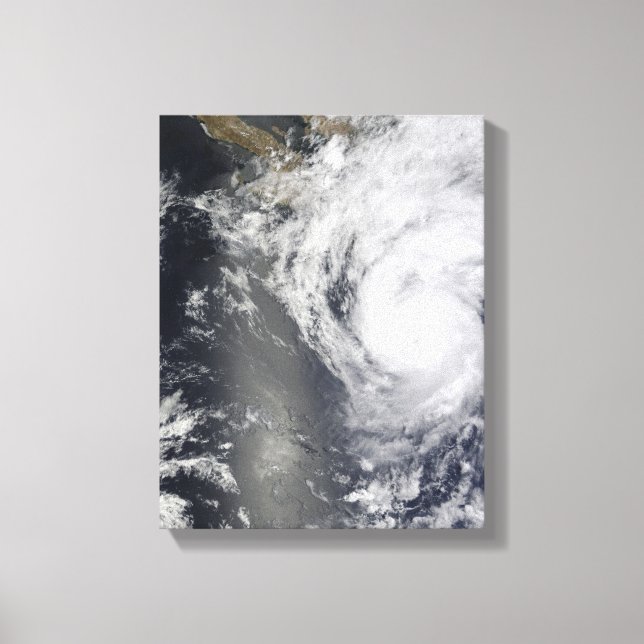Toile L'ouragan Jimena sur la Basse Californie (Recto)