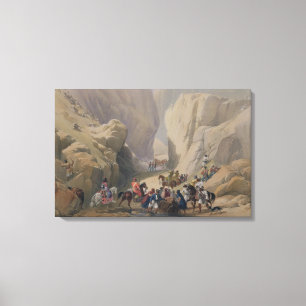 Toile L'ouverture dans le passage étroit au-dessus du