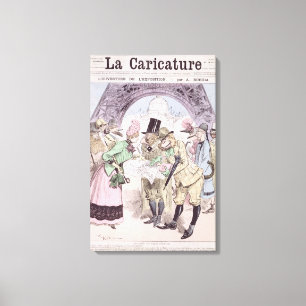 Toile L'ouverture de l'exposition universelle