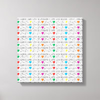 LOVE est LOVE égalité citation dans les couleurs a