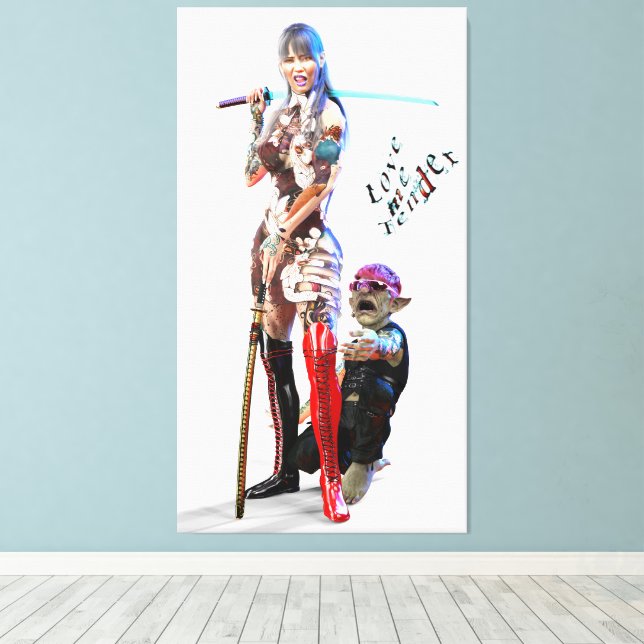 TOILE LOVE ME TENDER (Insitu (Plancher de Bois))