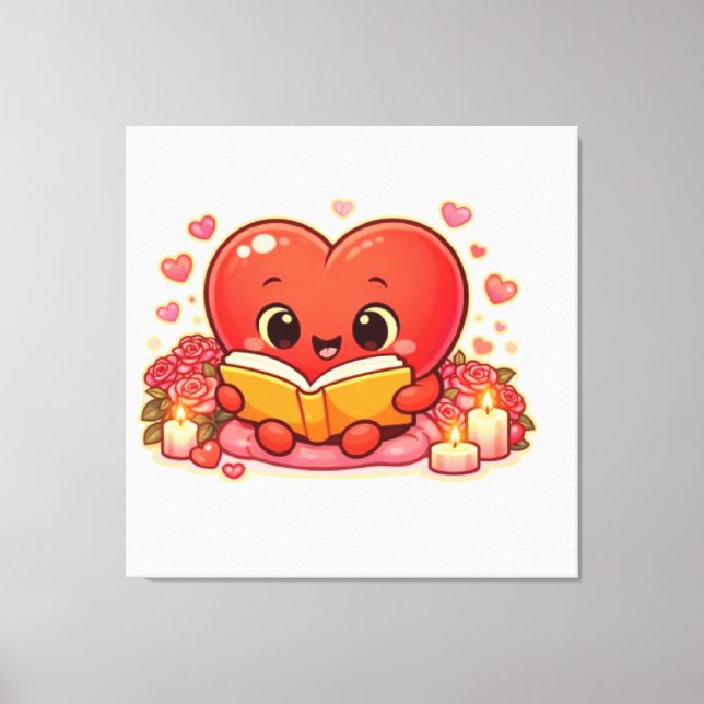 Toile Love Stories Begin Within the Heart (Recto)