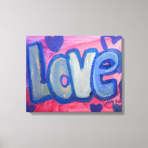 Toile Love Sweet Candy Word Artwork Peinture