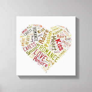 Toile Love Word Cloud