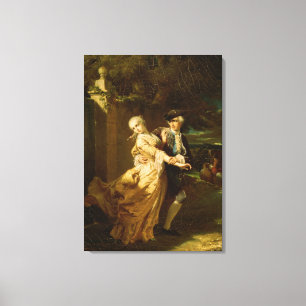 Toile Lovelace enlevant Clarissa Harlowe, 1867