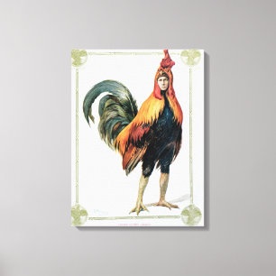 Toile Lucien Guitry dans 'Chantecler