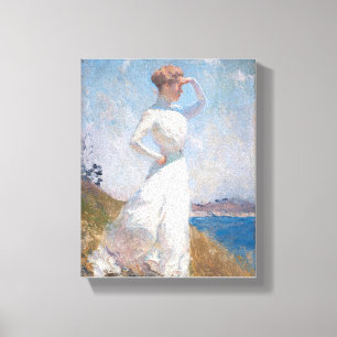 Toile Lumière du soleil par Frank Weston Benson Imprimer