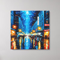Lumières de la ville, nuits pluvieuses