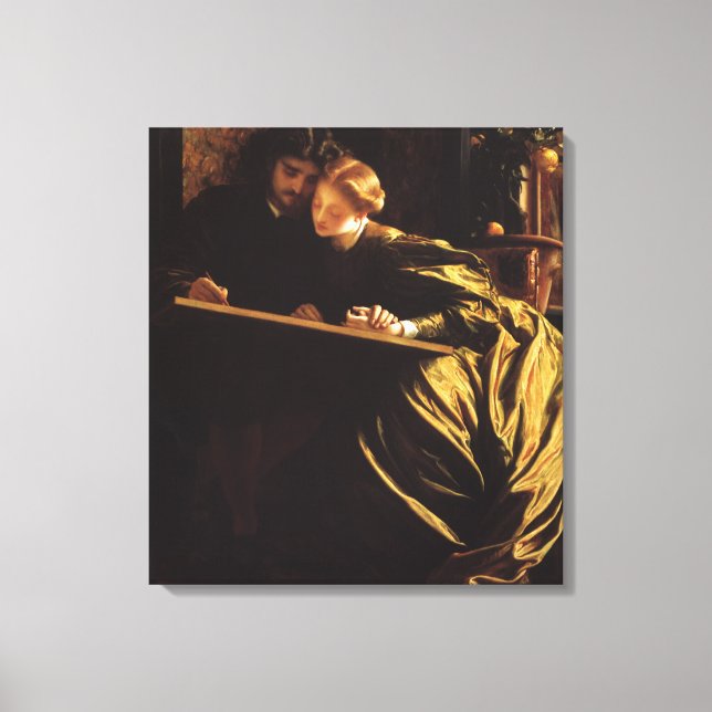 Toile Lune de miel du peintre par Lord Frederic Leighton (Recto)