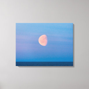 Toile Lune sur la mer de Béring Extrême-Orient russe
