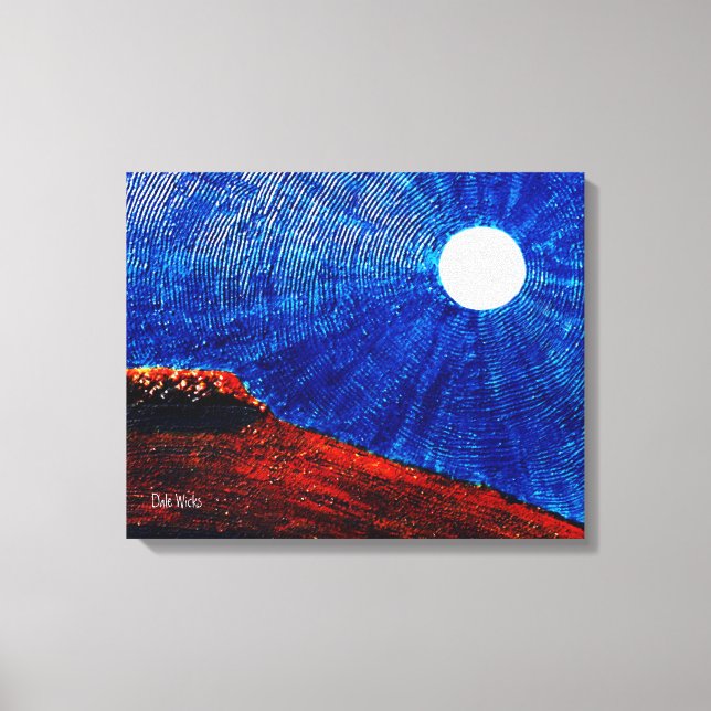 Toile Lune vibrante (Recto)