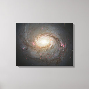Toile L'univers de l'espace de galaxie en spirale tient