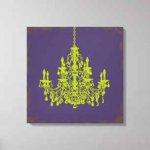 Toile lustre en cristal vert PixDezines DIY Bckgrnd