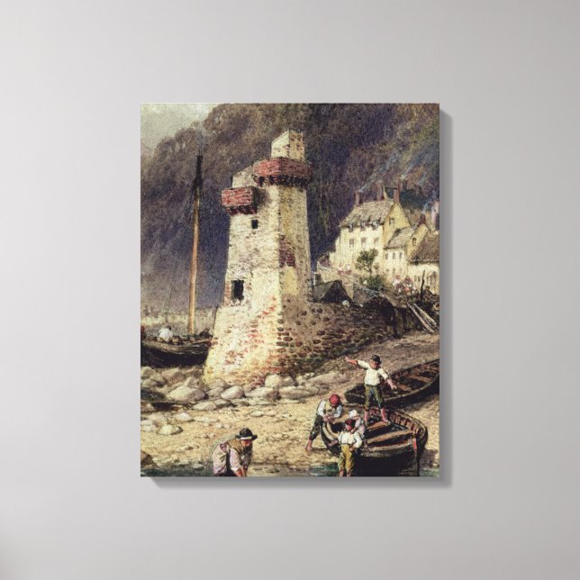 Toile Lynmouth, Devonshire (Recto)