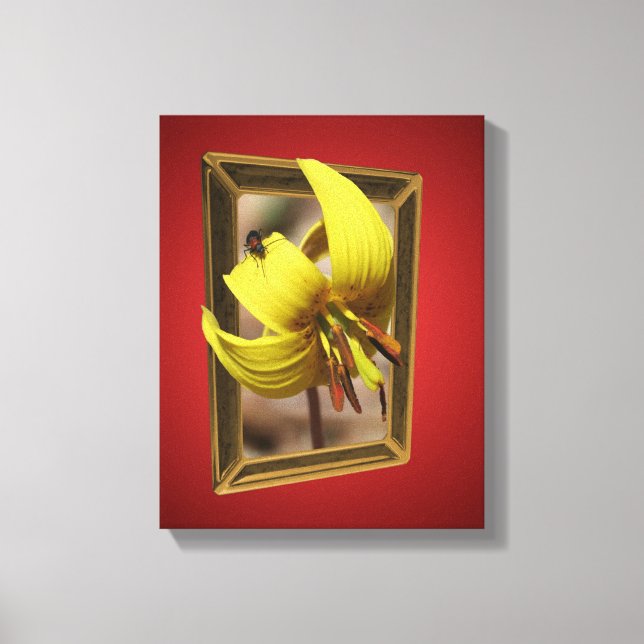 Toile Lys De Truites Fleur Hors Des Limites (Recto)