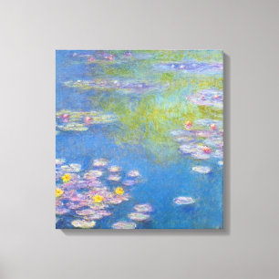 Toile Lys d'eau jaune Monet