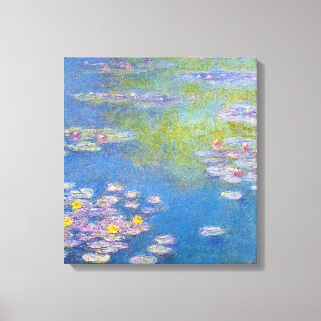 Toile Lys d'eau jaune Monet (Recto)