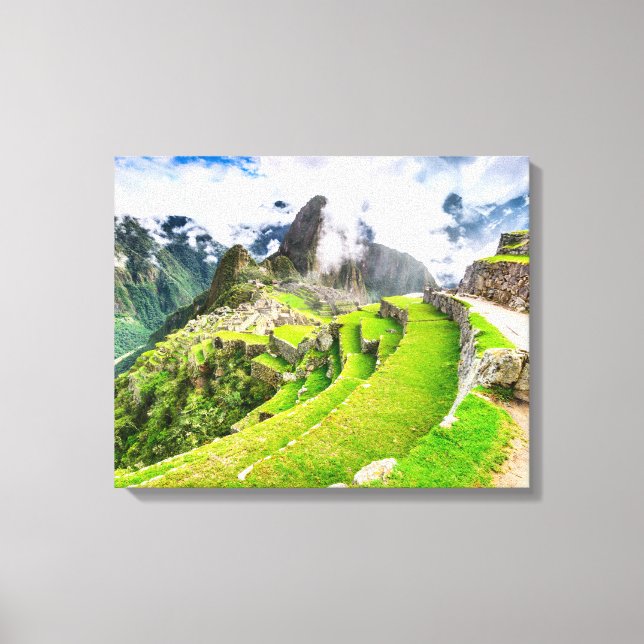 Toile Machu Picchu, Cusco - Pérou (Recto)