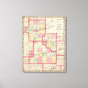 Toile Macon, Moultrie, comtés de Shelby