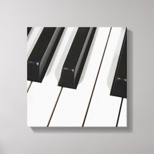 Toile macro clavier piano