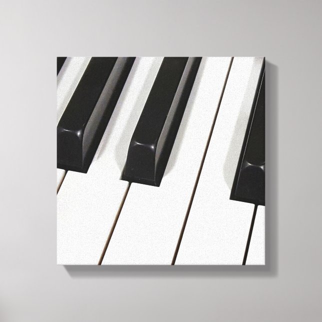 Toile macro clavier piano (Recto)