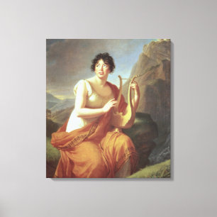 Toile Madame de Stael comme Corinne, 1809