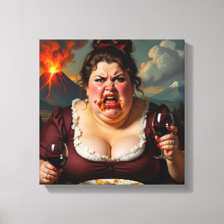 Toile « Madame Lava-Cake » - Elle Explose À Tout Moment