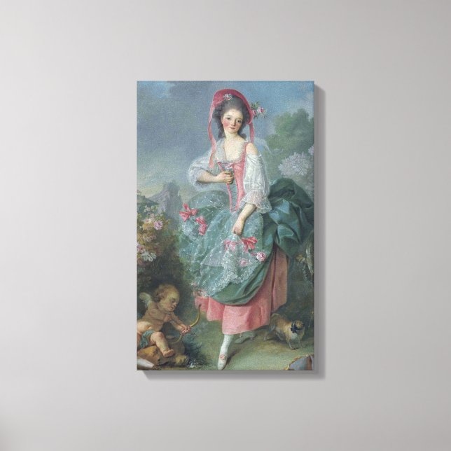 Toile Mademoiselle Guimard (par Jacques-Louis David) (Recto)