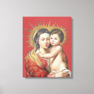 Toile Madone et Enfant