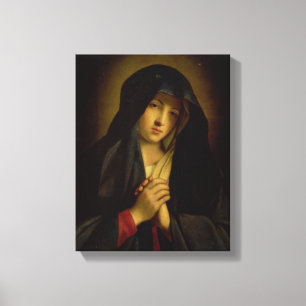 Toile Madonna dans la peine (huile sur la toile)