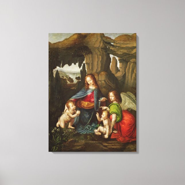 Toile Madonna des Rochers (Recto)