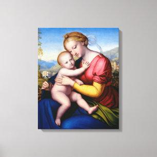 Toile Madonna et son enfant
