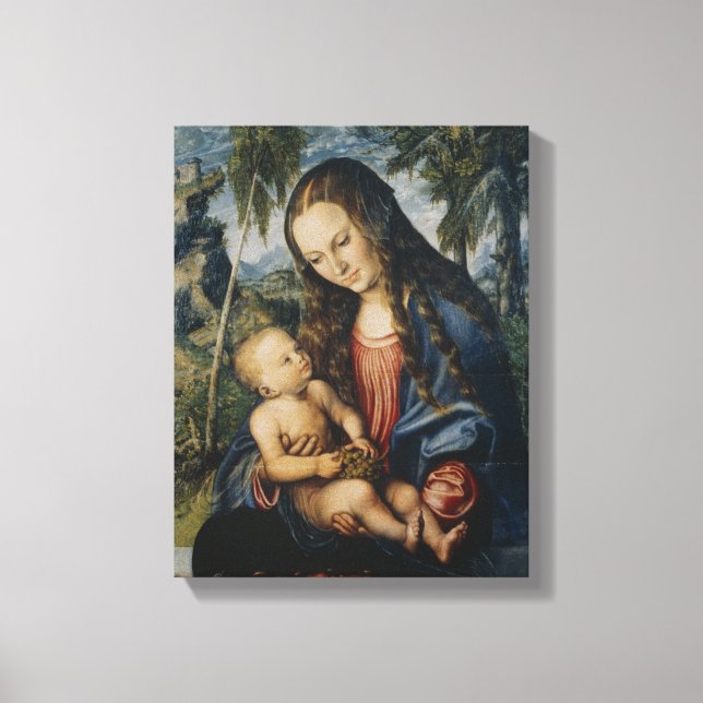 Toile Madonna sous le sapin, c.1510 (Recto)