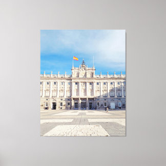 Toile Madrid Espagne Palais Royal Forteresse