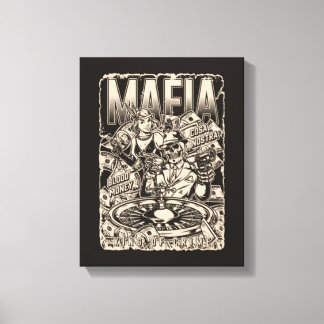 Toile Mafia King of Crime Canvas Imprimer