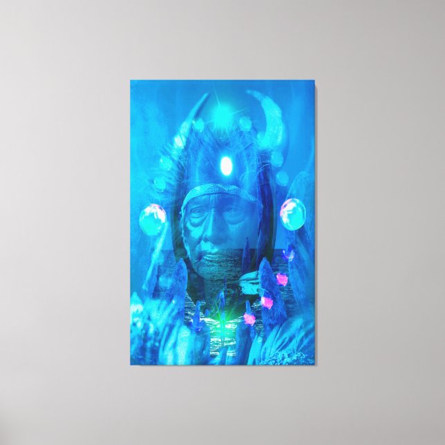 Toile Magicien amérindien (Recto)