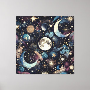 Toile Magie lunaire
