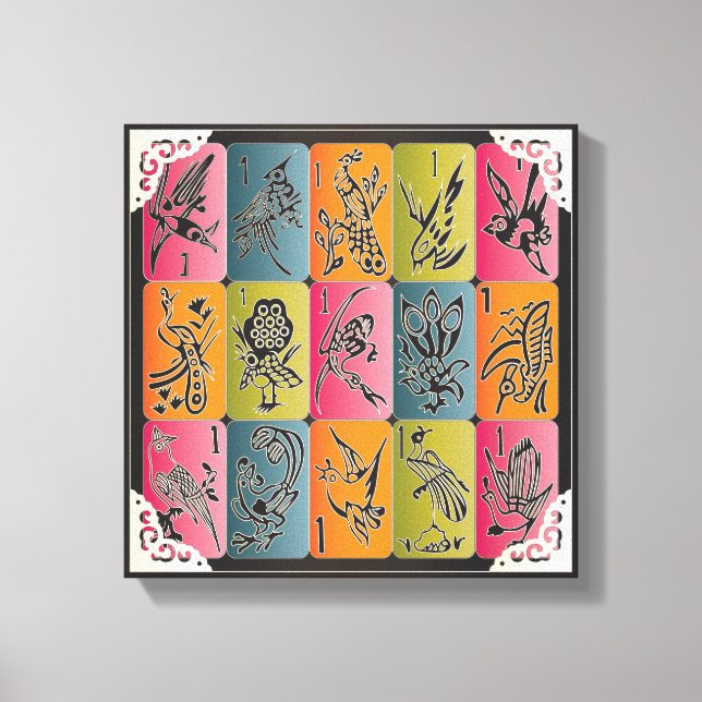 Toile Mah Jongg One Bams (Recto)